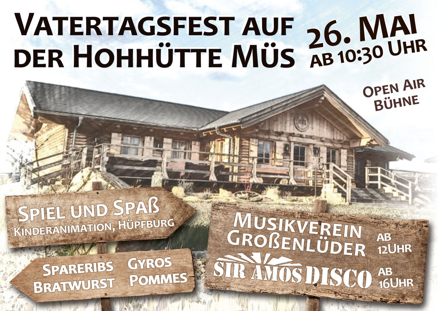 Vatertagsfest am 26.Mai 2022